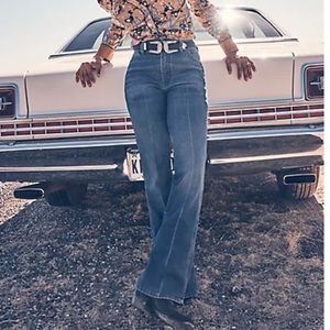LEON BRIDGES WOMENS WESTWARD JEAN:DARK WASH DENIM:28:32